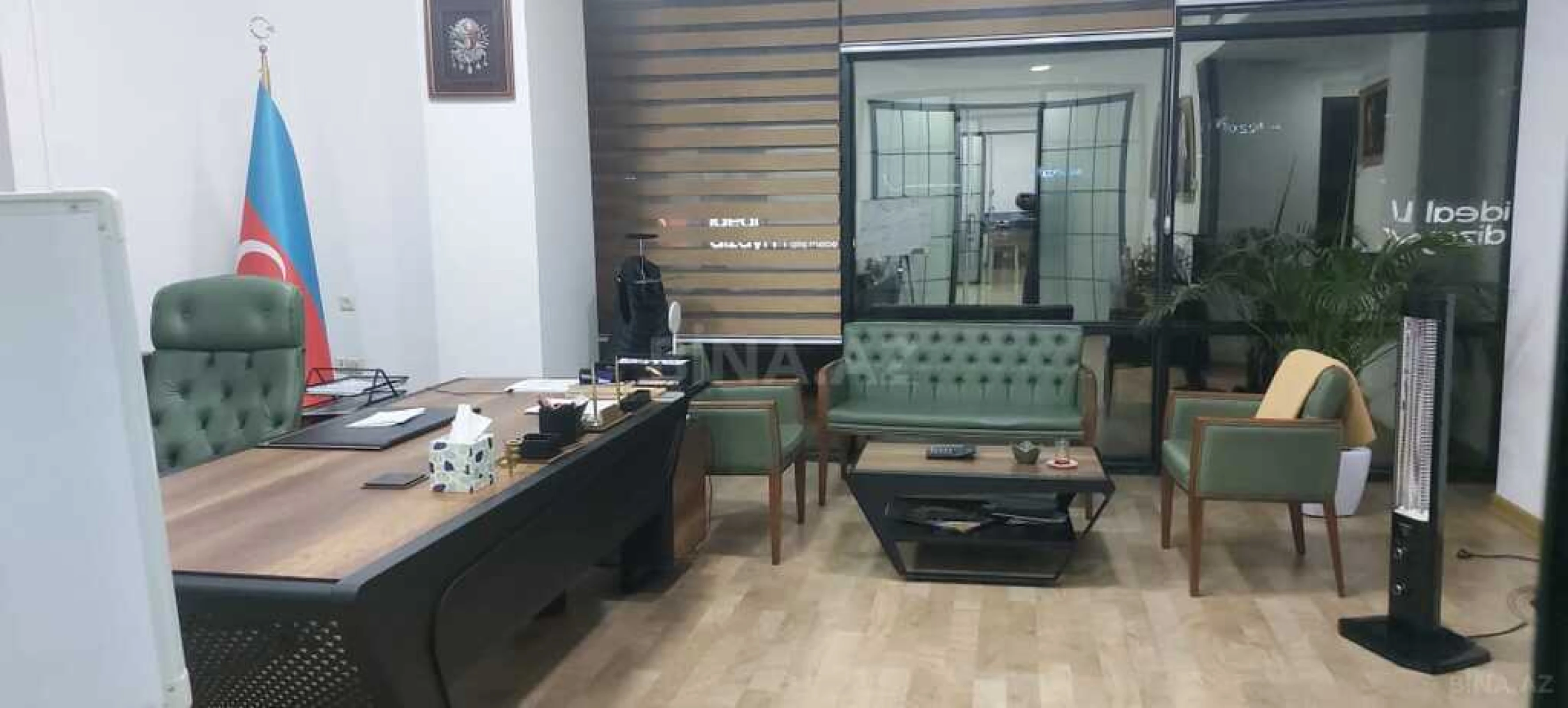 Kirayə verilir 1 otaqlı ofis 30 m²