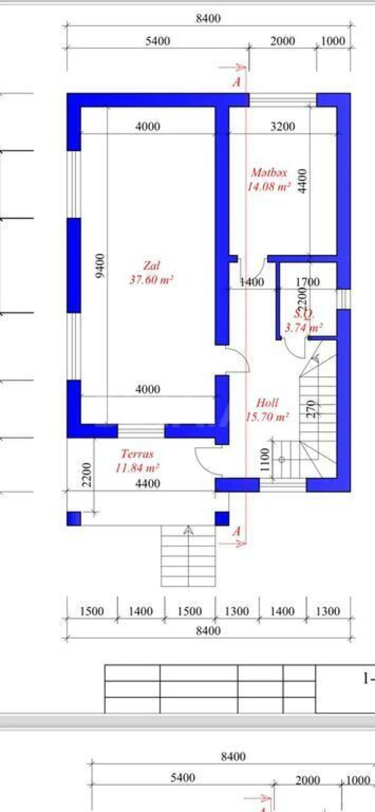 Satılır 5 otaqlı həyət evi 400 m²