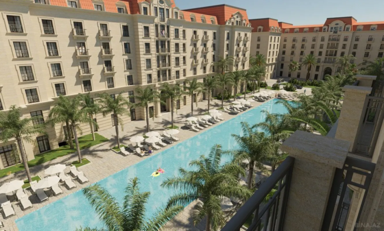 Satılır 1 otaqlı mənzil 55.3 m²