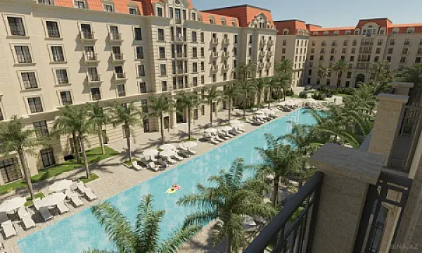 Satılır 1 otaqlı mənzil 55.3 m²