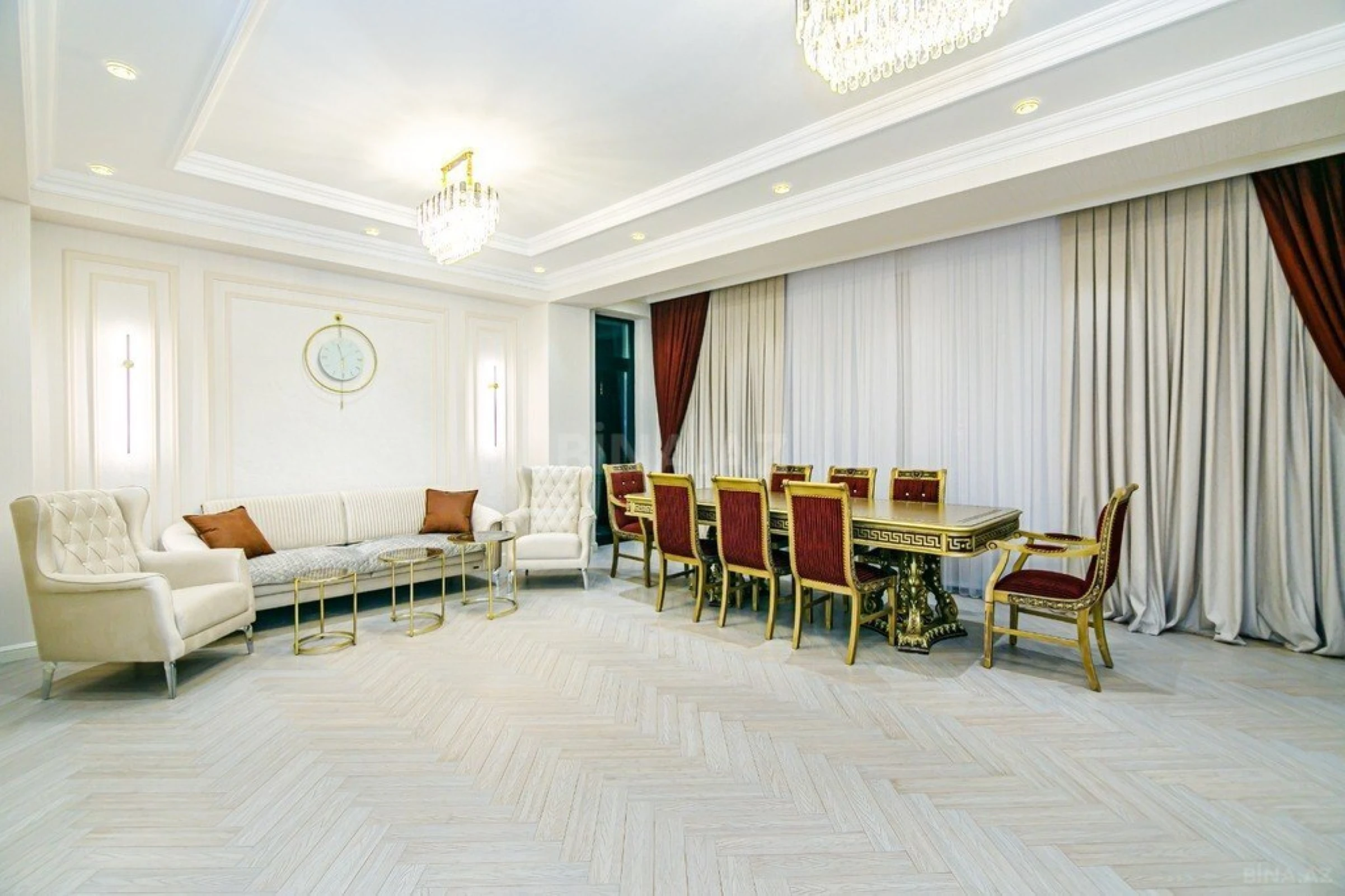 Kirayə verilir 4 otaqlı mənzil 180 m²