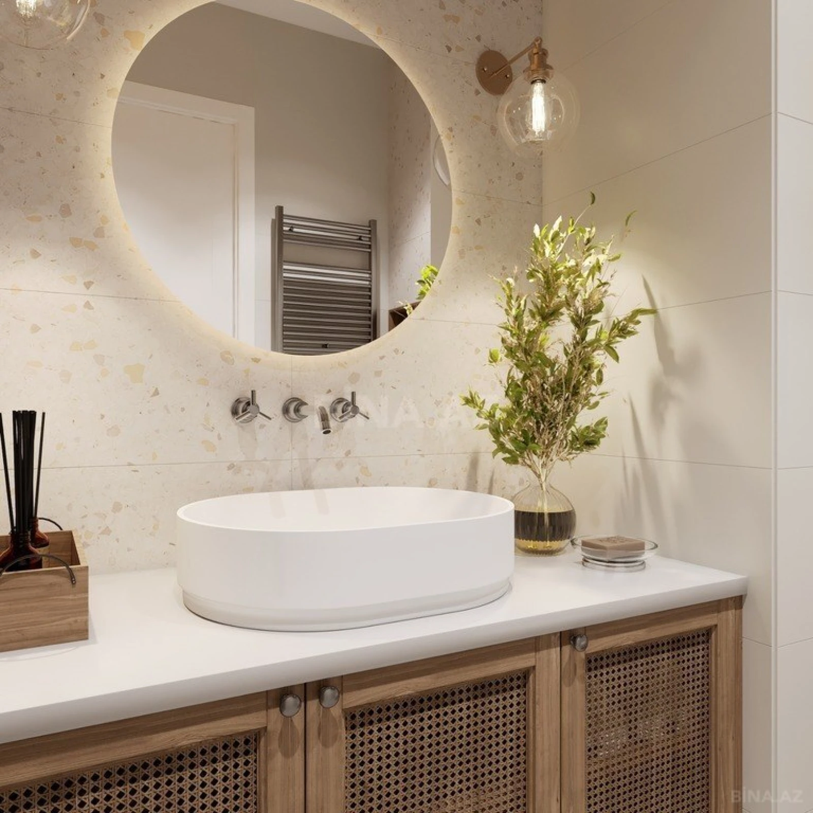 Satılır 1 otaqlı mənzil 58.03 m²