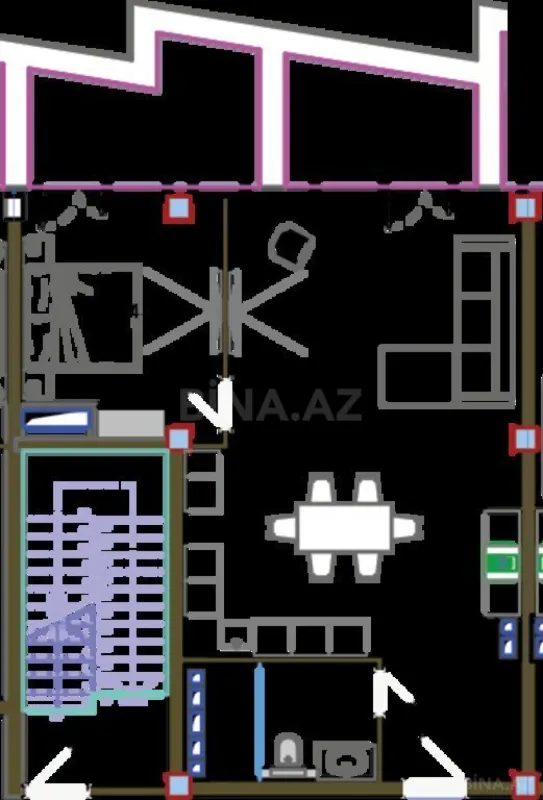 Satılır 2 otaqlı mənzil 93.4 m²