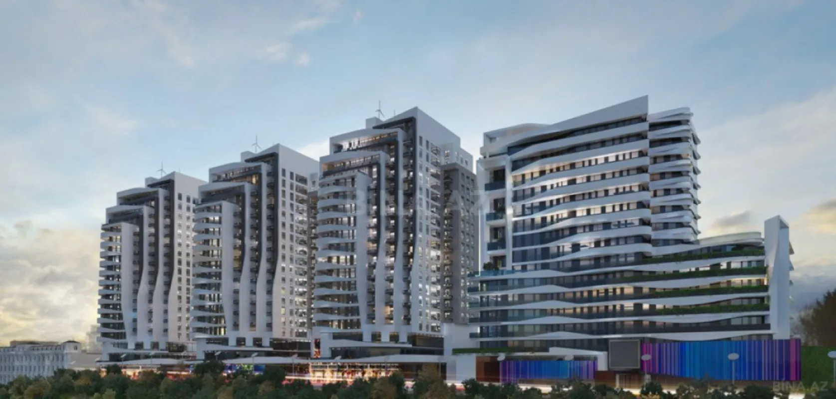 Satılır 4 otaqlı mənzil 163 m²