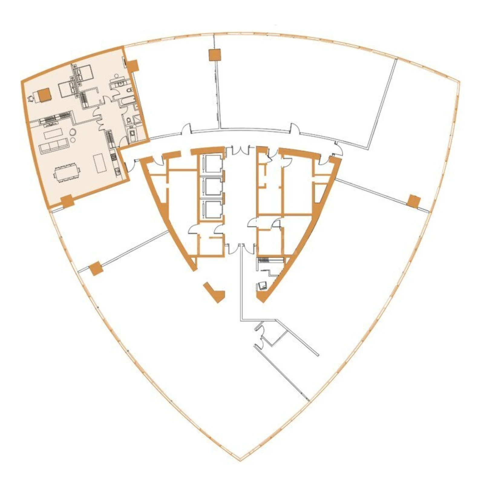 Satılır 3 otaqlı mənzil 171.6 m²