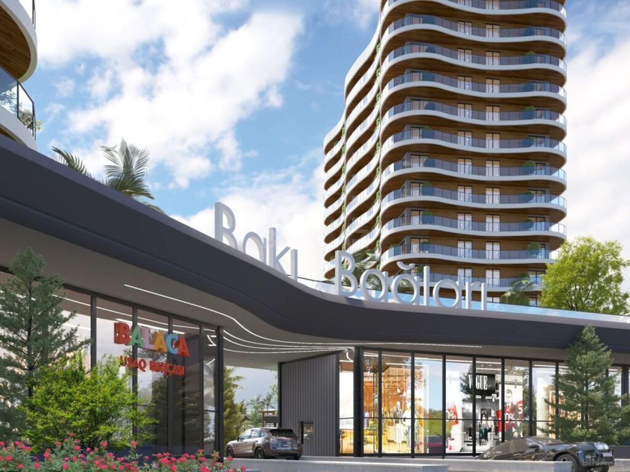 Satılır 4 otaqlı mənzil 166.4 m²