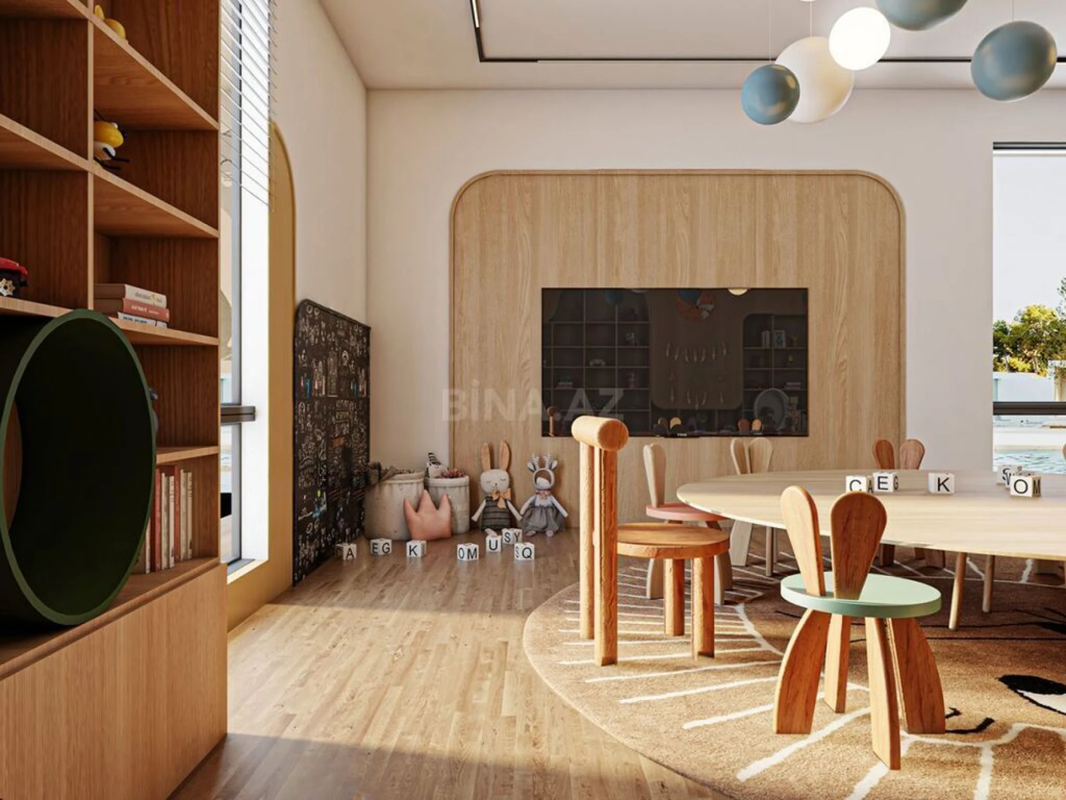 Satılır 4 otaqlı mənzil 166.4 m²