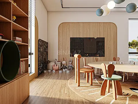 Satılır 4 otaqlı mənzil 166.4 m²