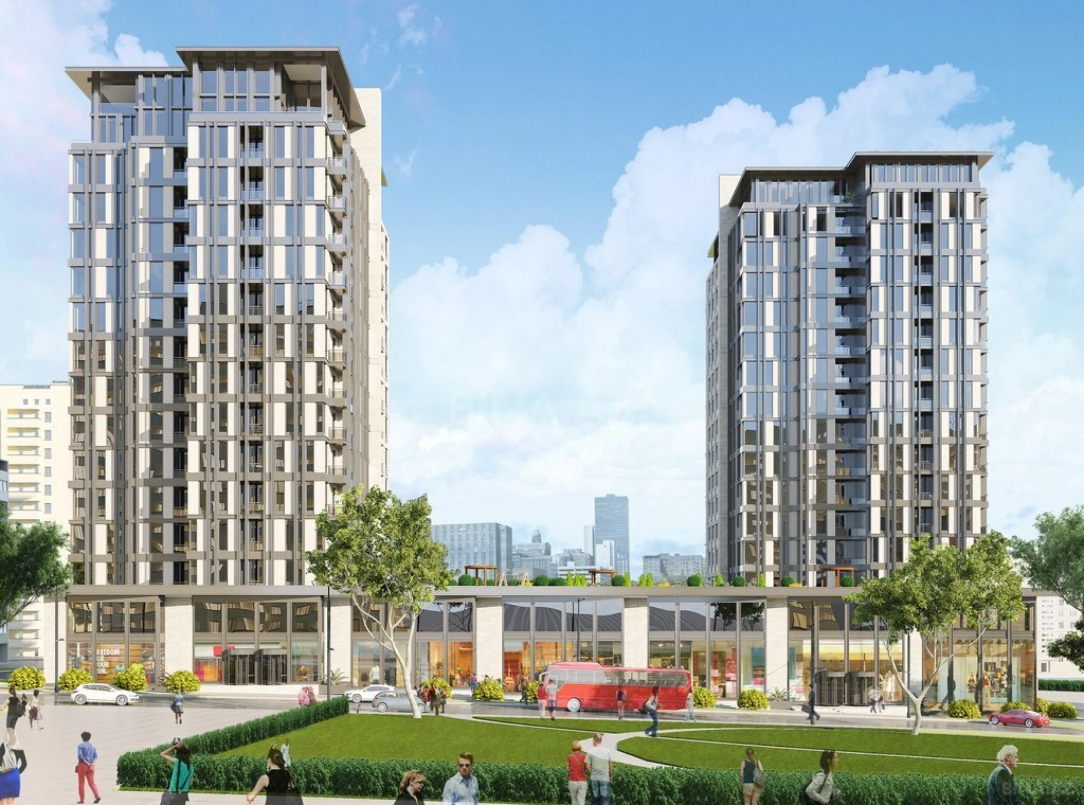 Satılır 4 otaqlı mənzil 241 m²