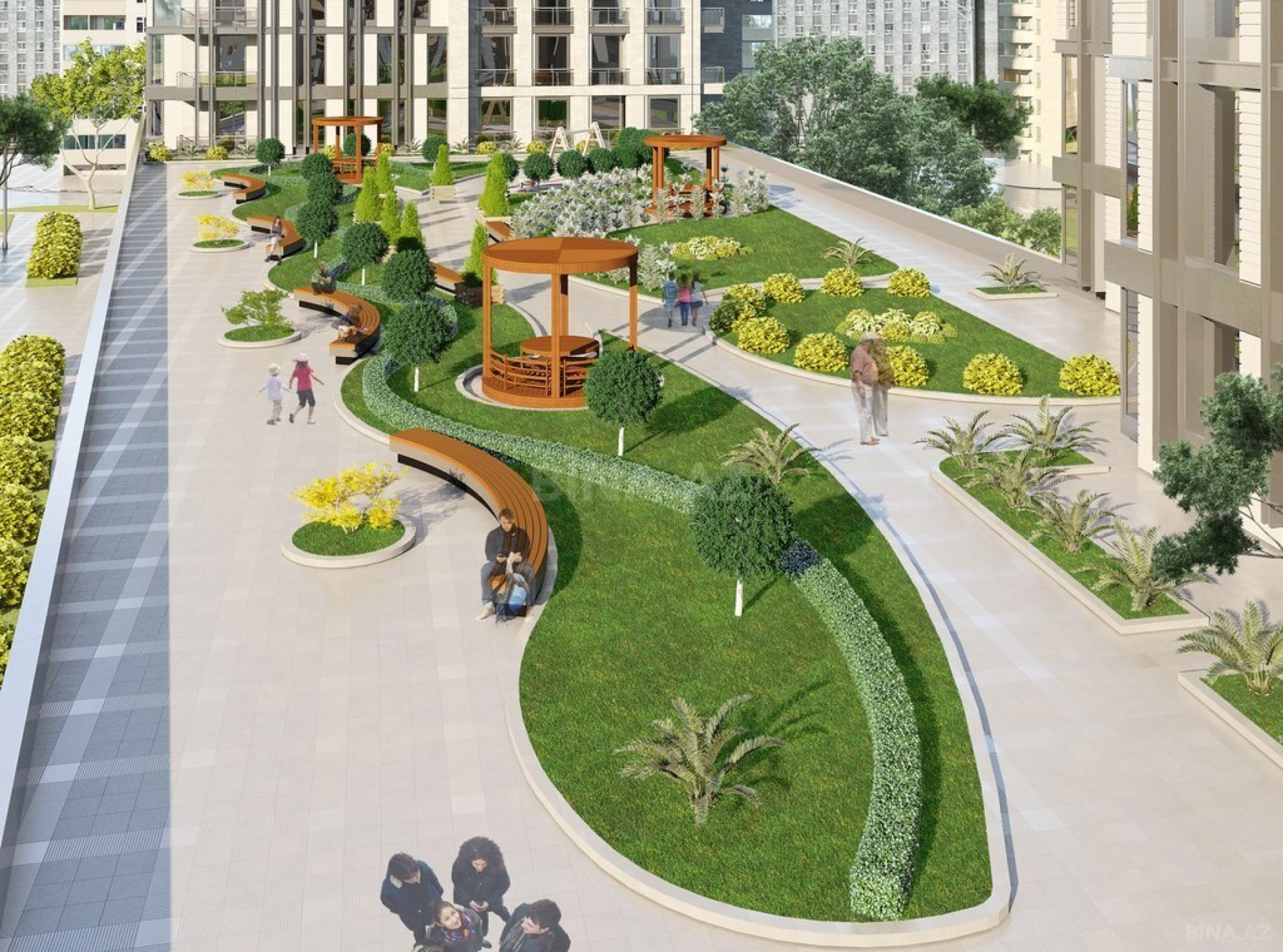 Satılır 4 otaqlı mənzil 220 m²