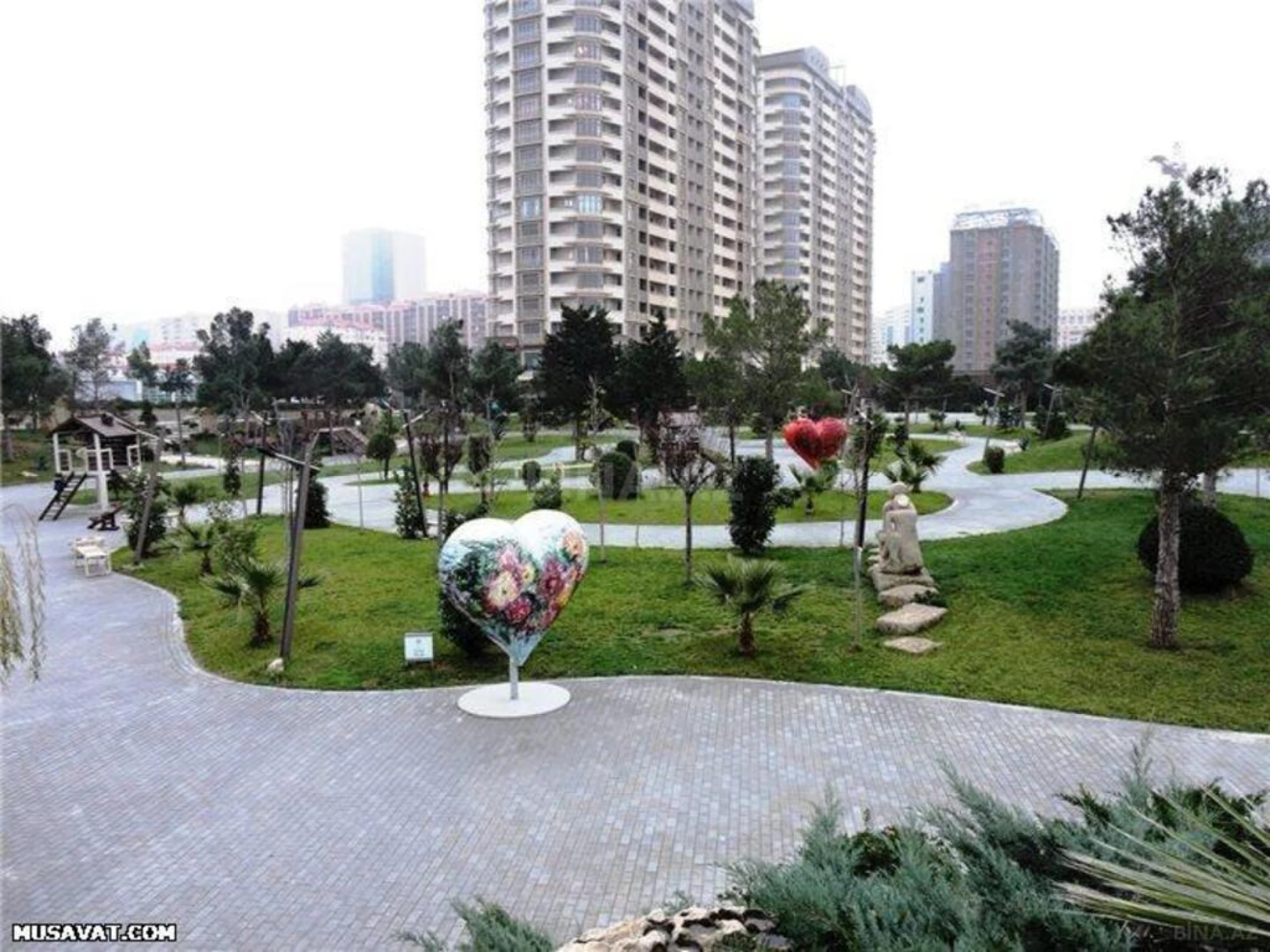 Satılır 2 otaqlı mənzil 55 m²