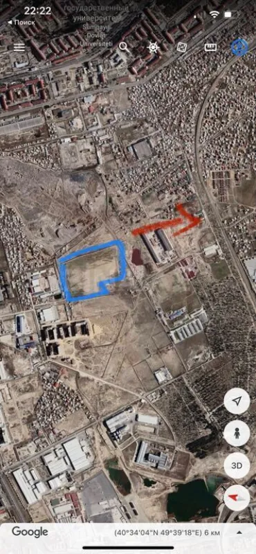 Satılır torpaq sahəsi 700 m²