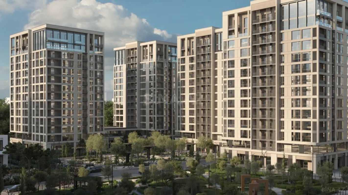 Satılır 2 otaqlı mənzil 53.9 m²