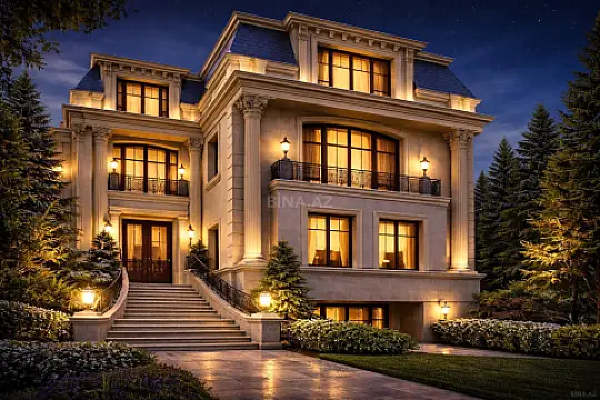 Satılır 7 otaqlı həyət evi 710 m² — Bakı, Badamdar 7 otaq 710.00 m²