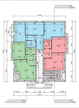 Satılır 1 otaqlı mənzil 49 m²