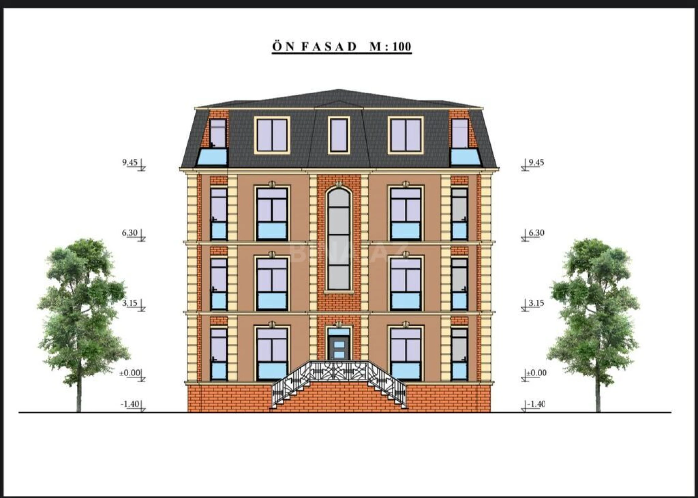 Satılır 1 otaqlı mənzil 49 m²