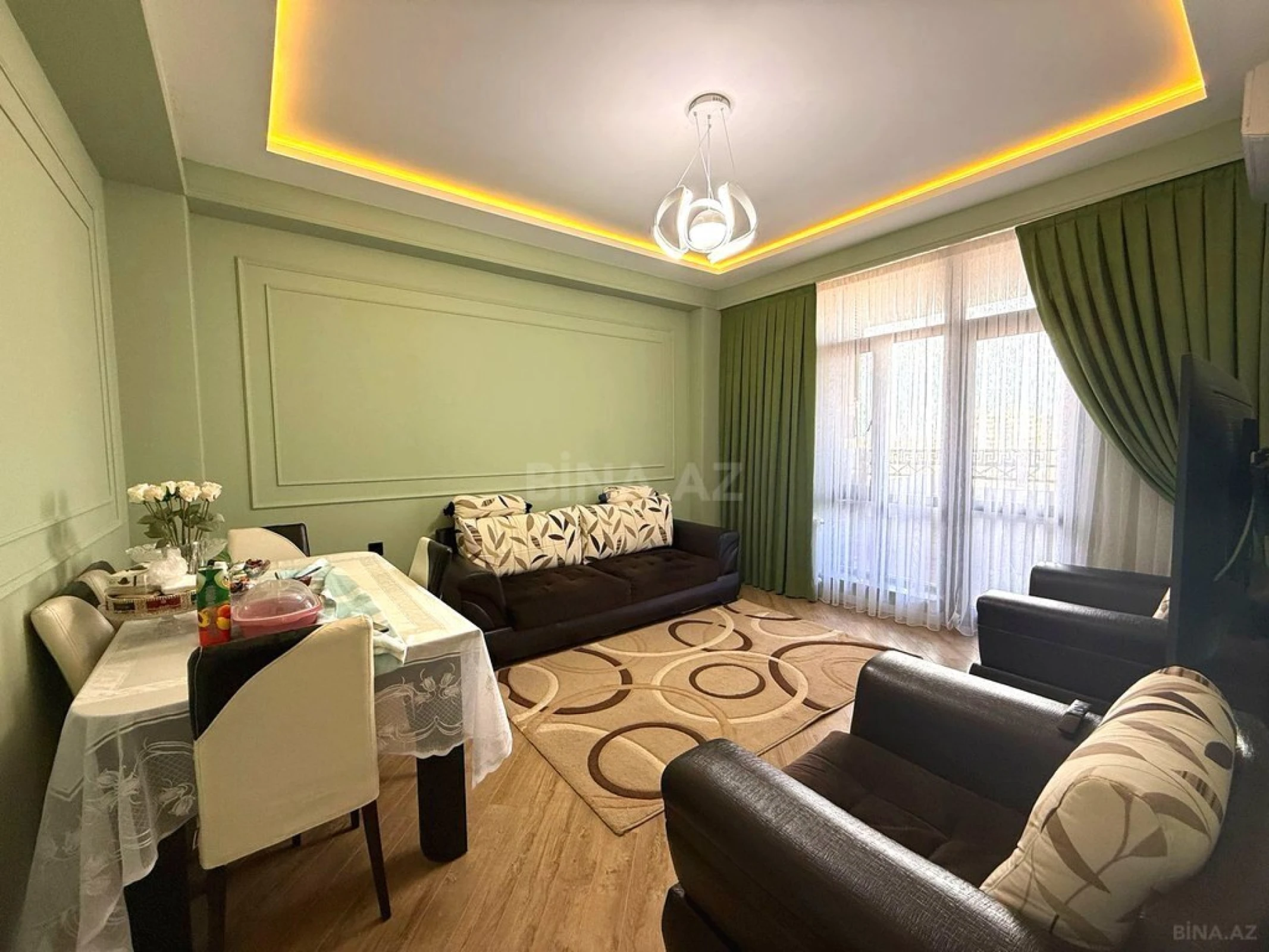 Satılır 2 otaqlı mənzil 76.6 m²