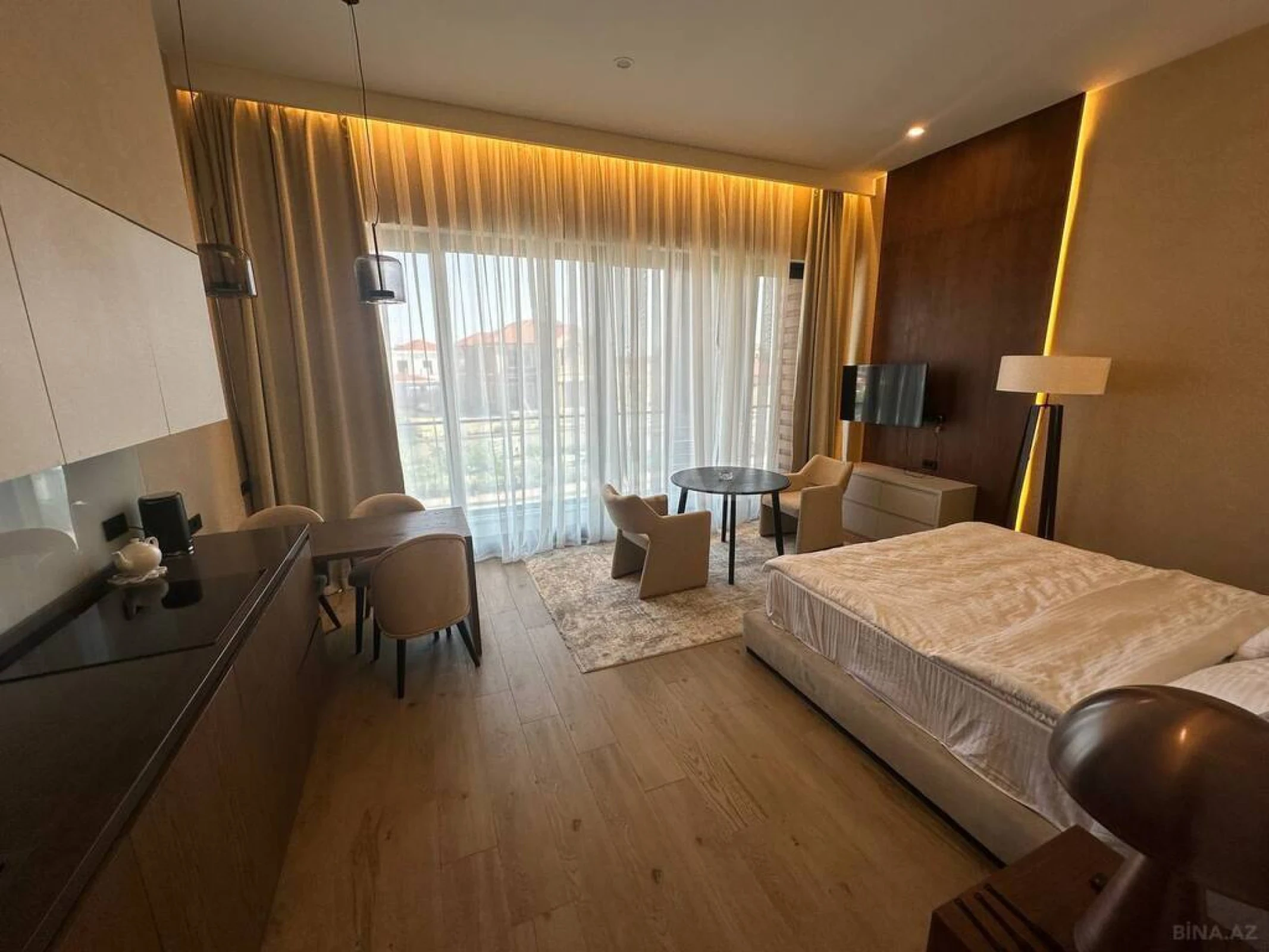 Kirayə verilir 1 otaqlı mənzil 55 m²