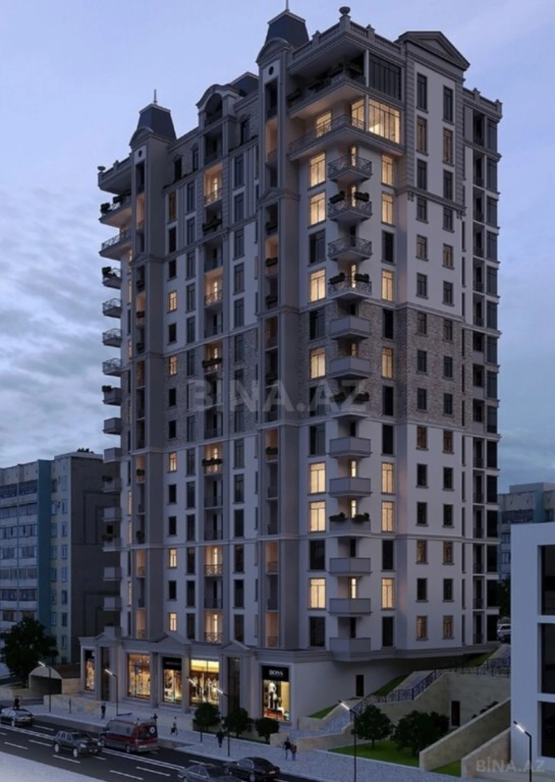 Satılır 3 otaqlı mənzil 129.6 m²