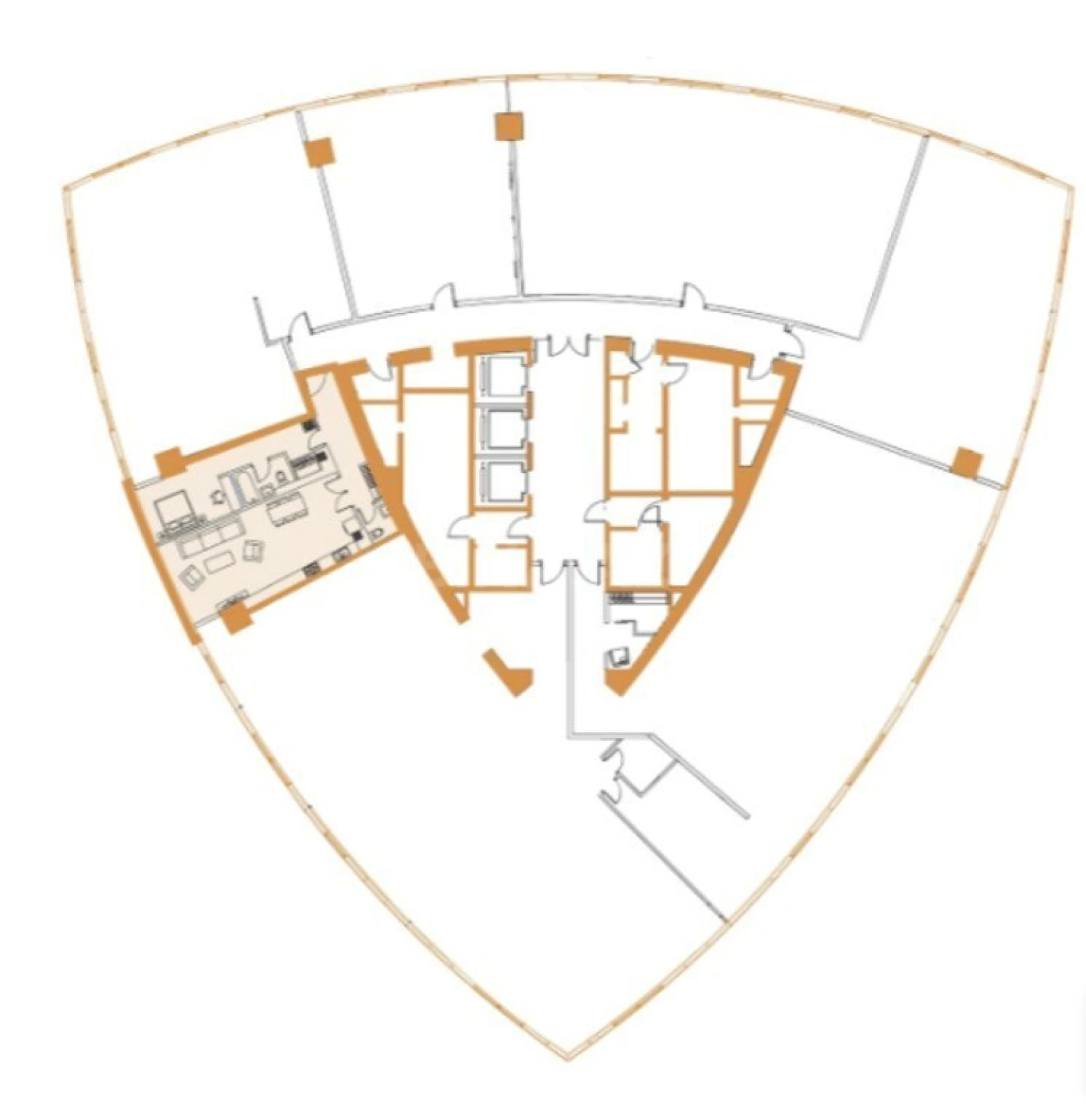Satılır 2 otaqlı mənzil 89 m²
