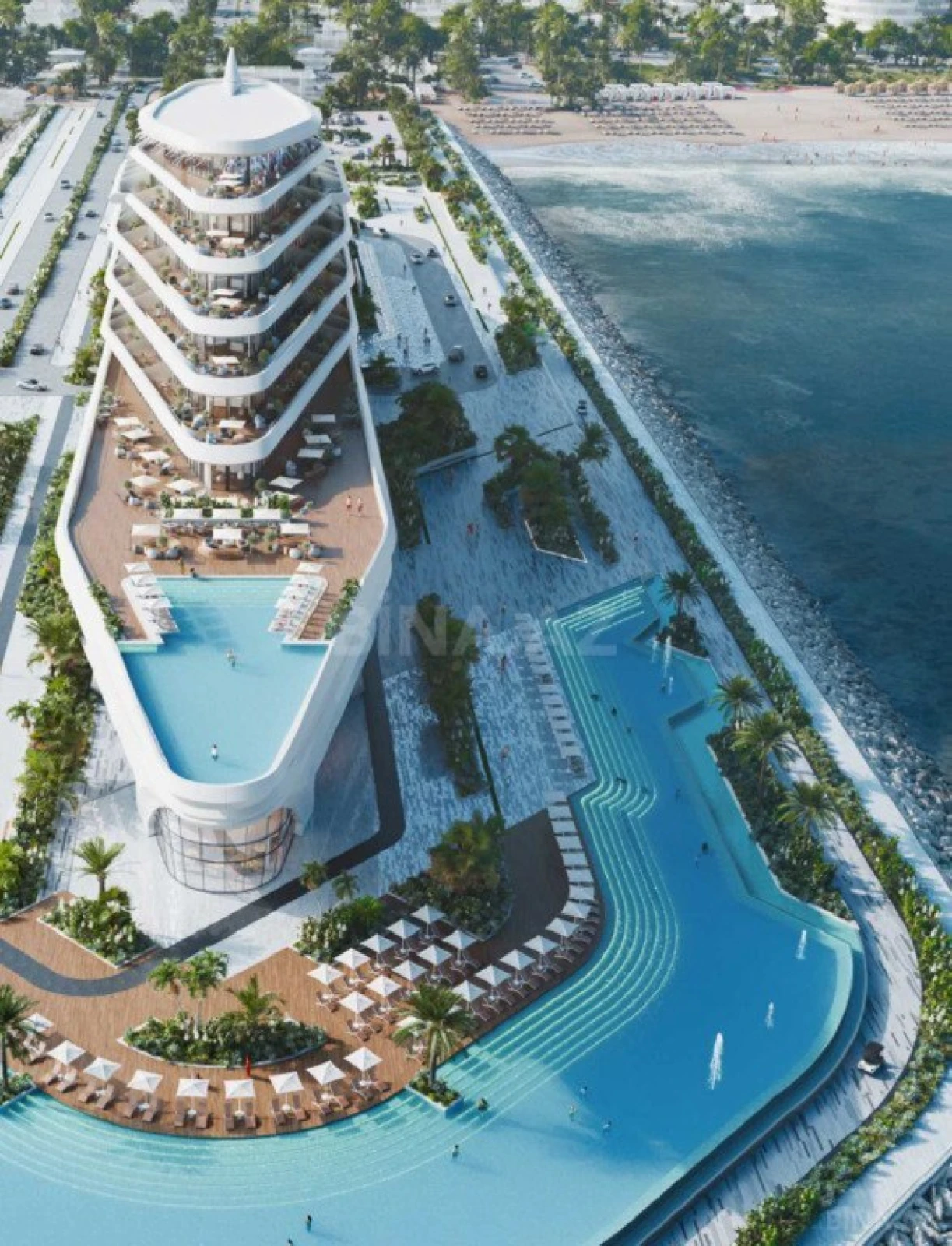 Satılır 2 otaqlı mənzil 61.8 m²