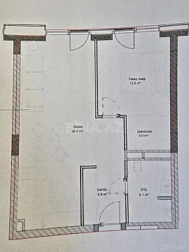 Satılır 2 otaqlı mənzil 65 m²