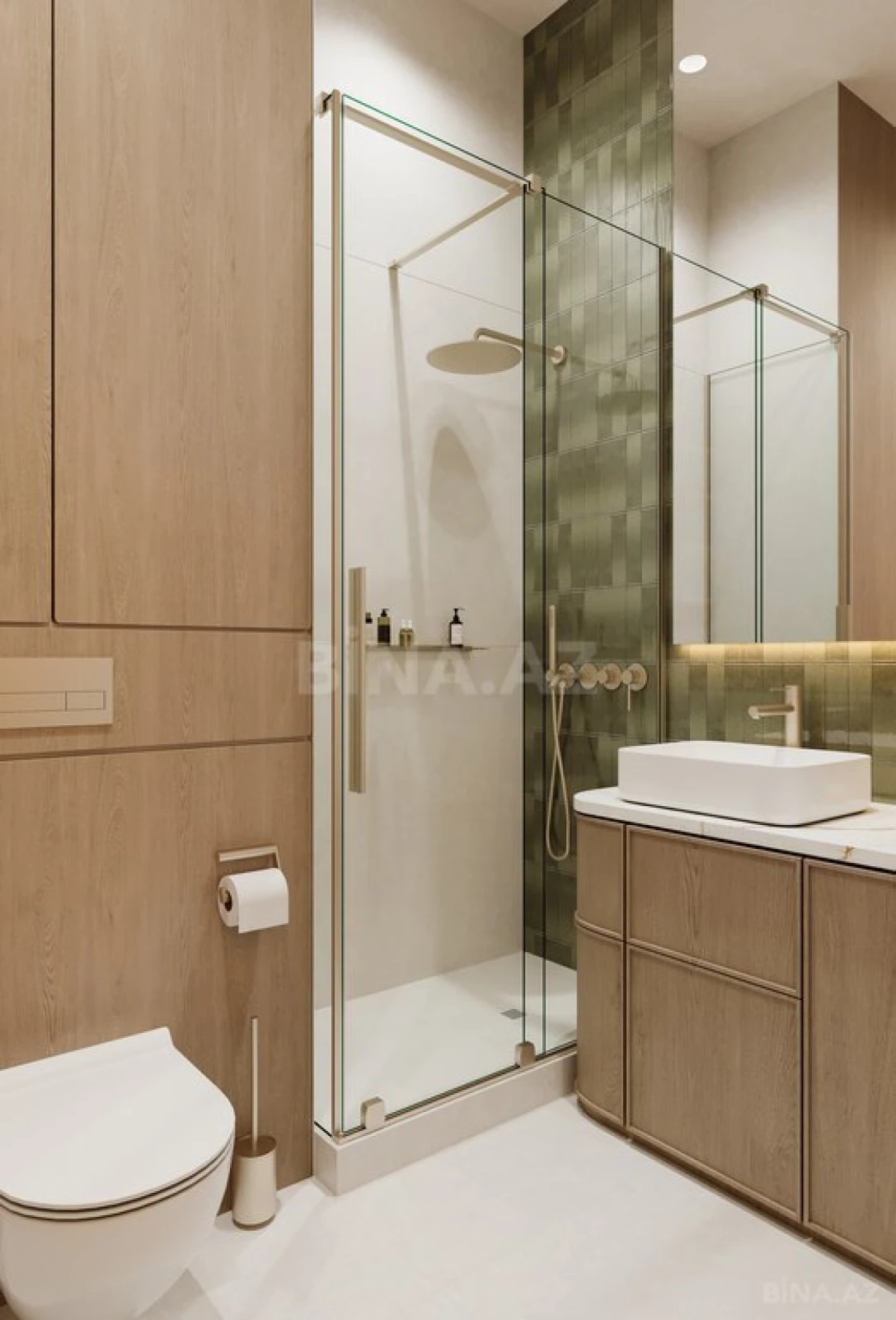 Satılır 3 otaqlı mənzil 135.7 m²