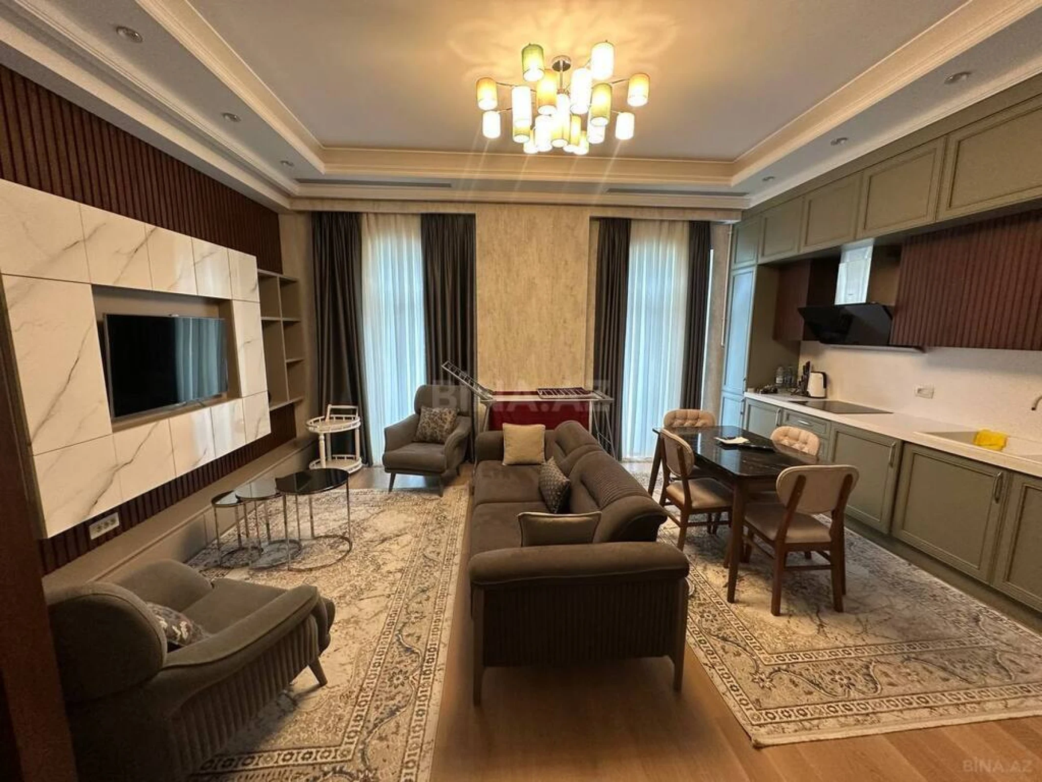 Kirayə verilir 2 otaqlı mənzil 65 m²