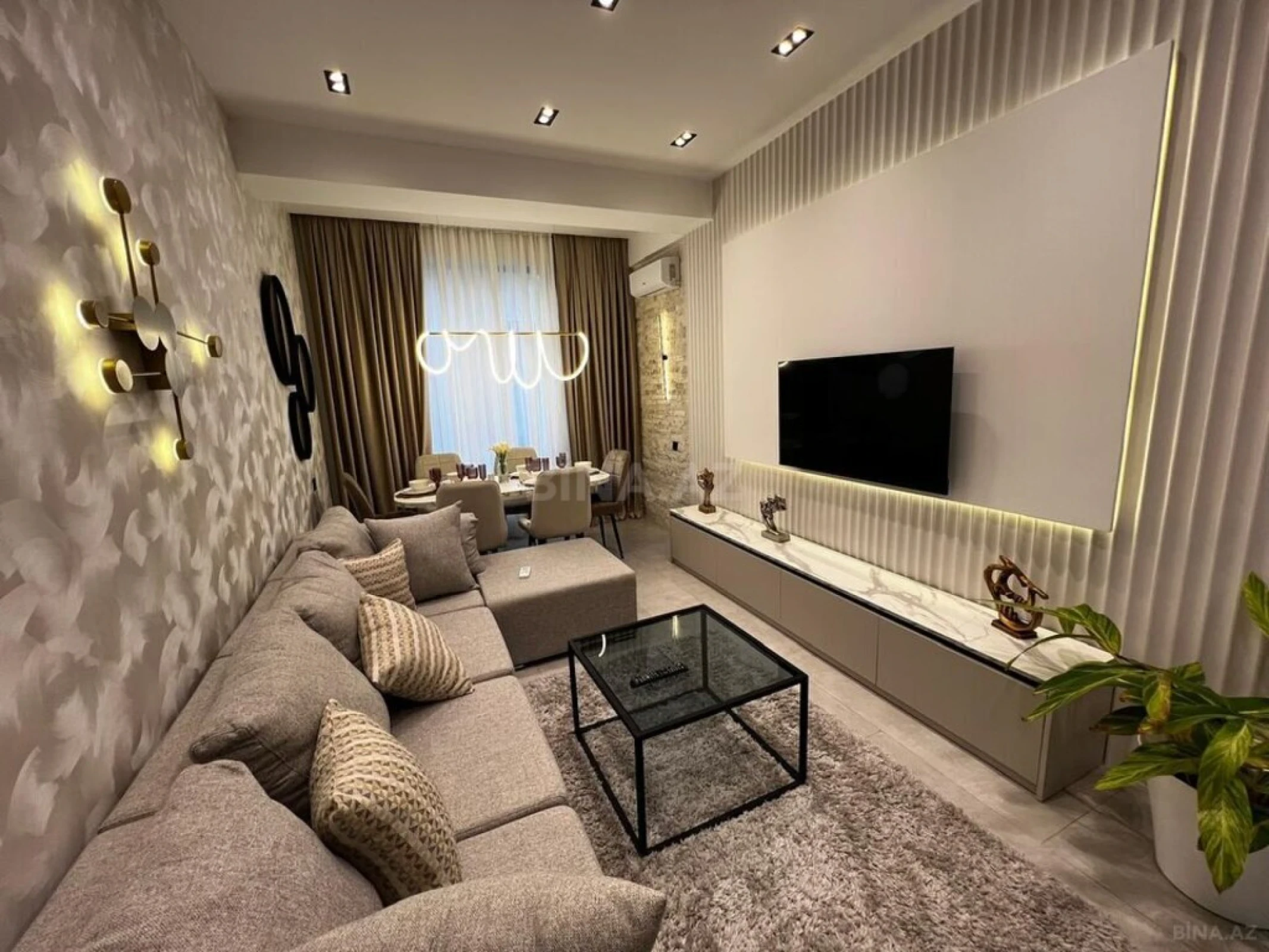 Kirayə verilir 2 otaqlı mənzil 75 m²