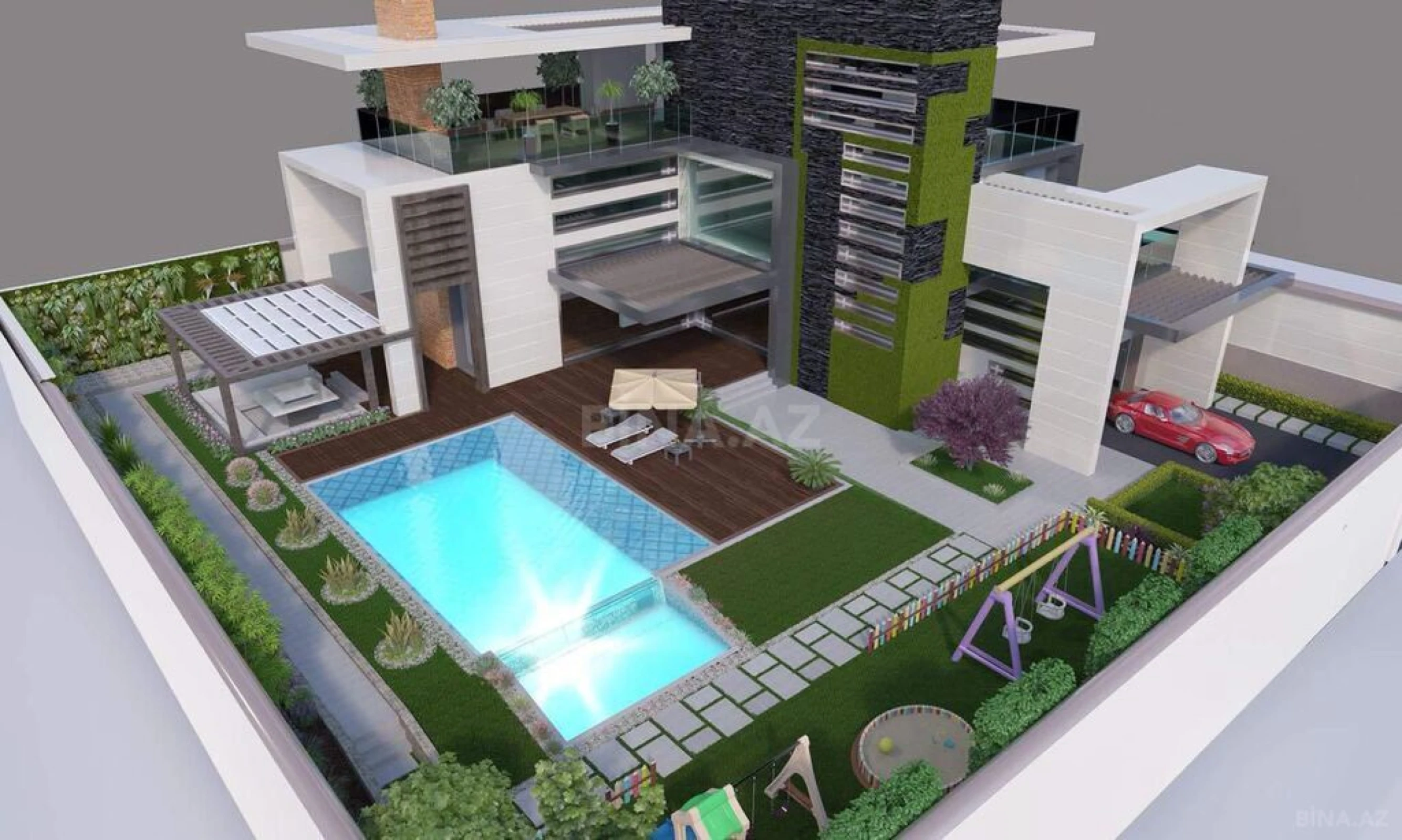 Satılır 8 otaqlı həyət evi 1100 m²