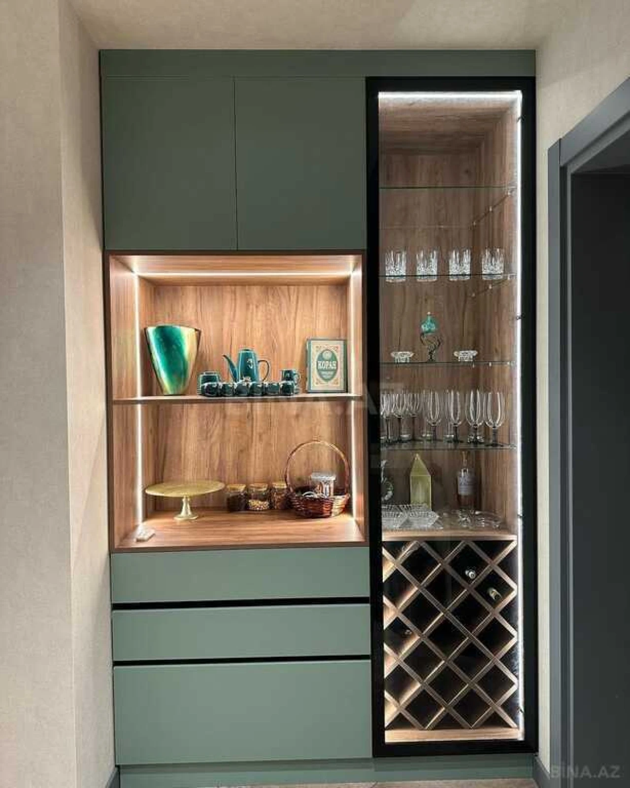 Kirayə verilir 2 otaqlı mənzil 80 m²