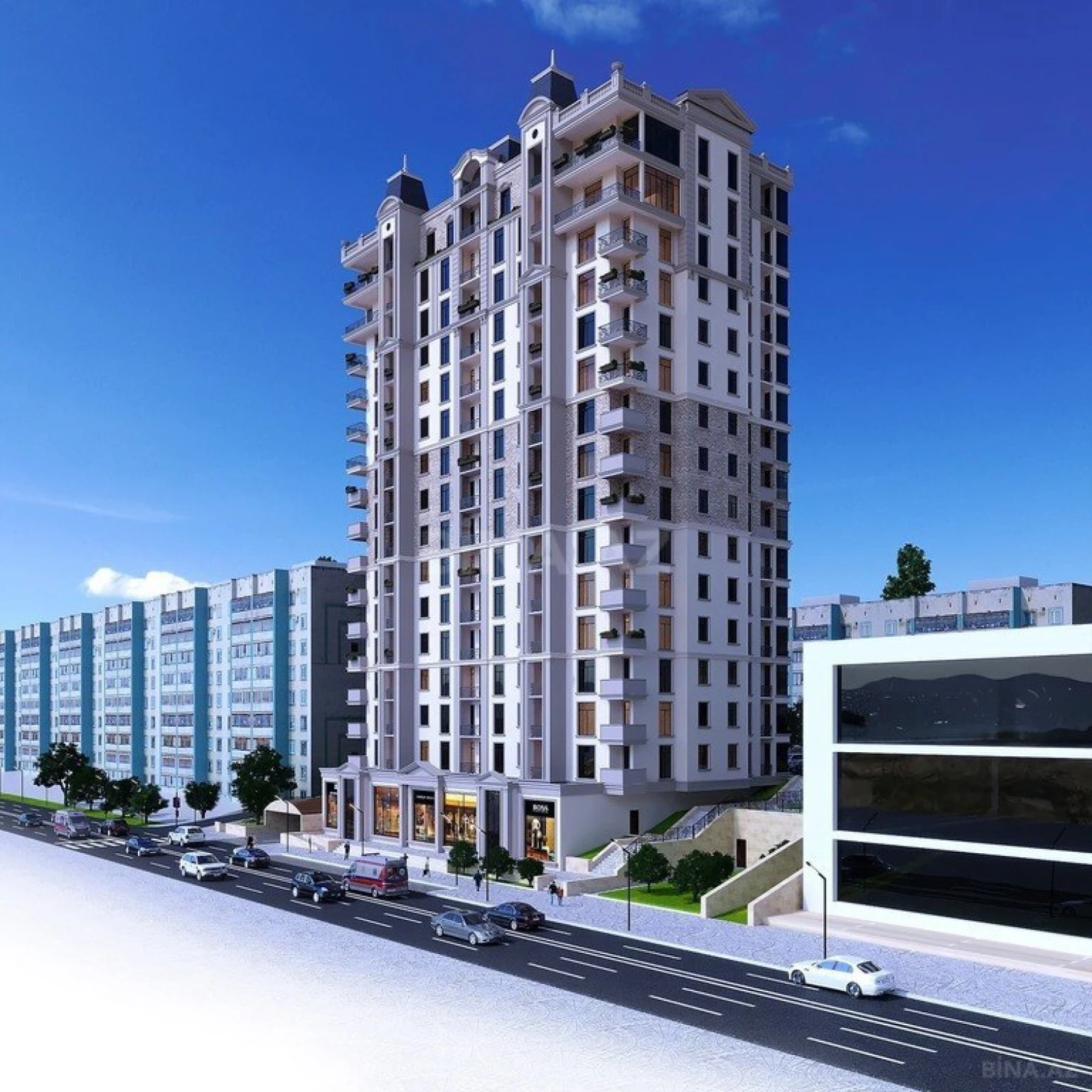 Satılır 2 otaqlı mənzil 82.1 m²