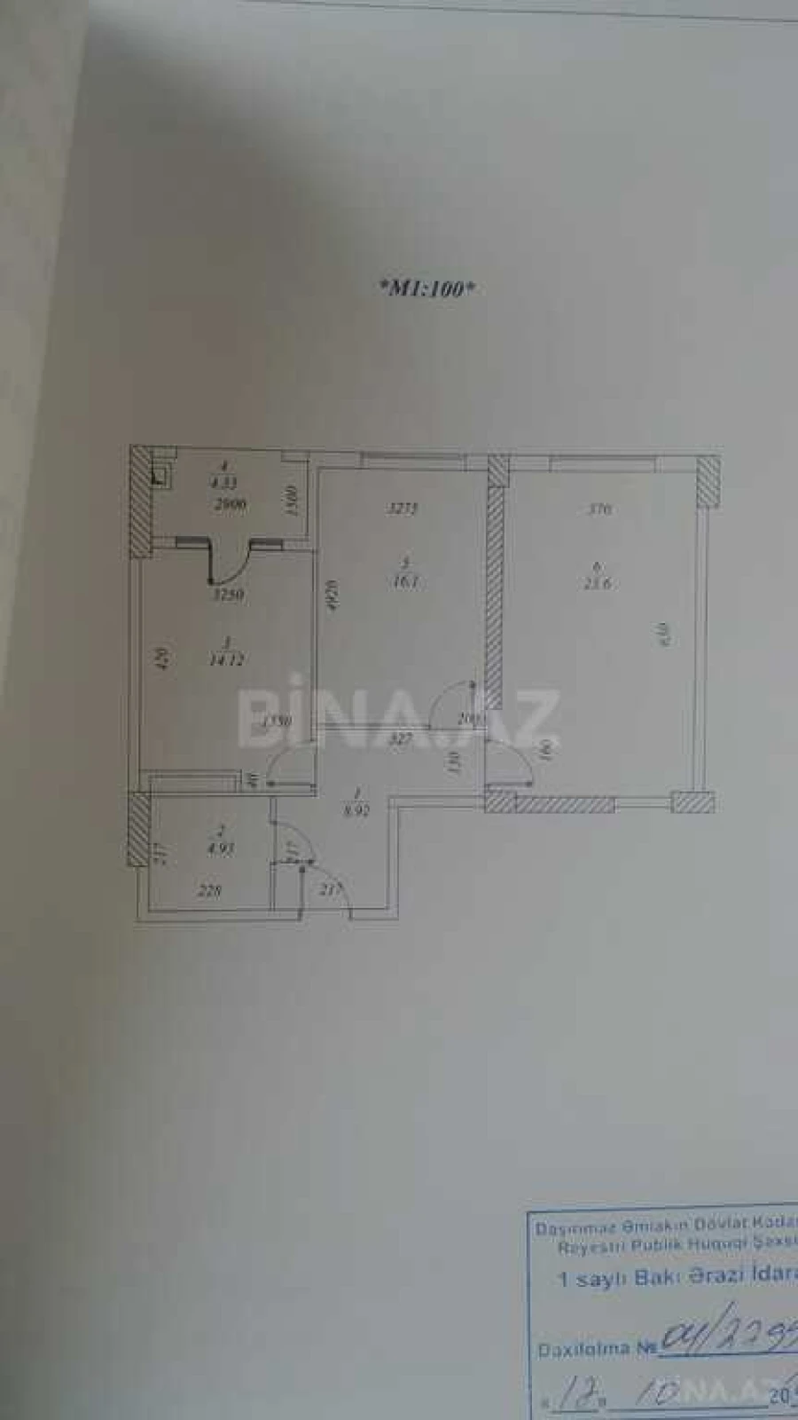 Satılır 2 otaqlı mənzil 74 m²