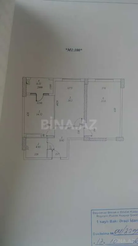 Satılır 2 otaqlı mənzil 74 m²