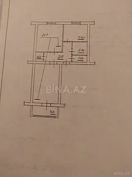 Satılır 2 otaqlı mənzil 56 m²