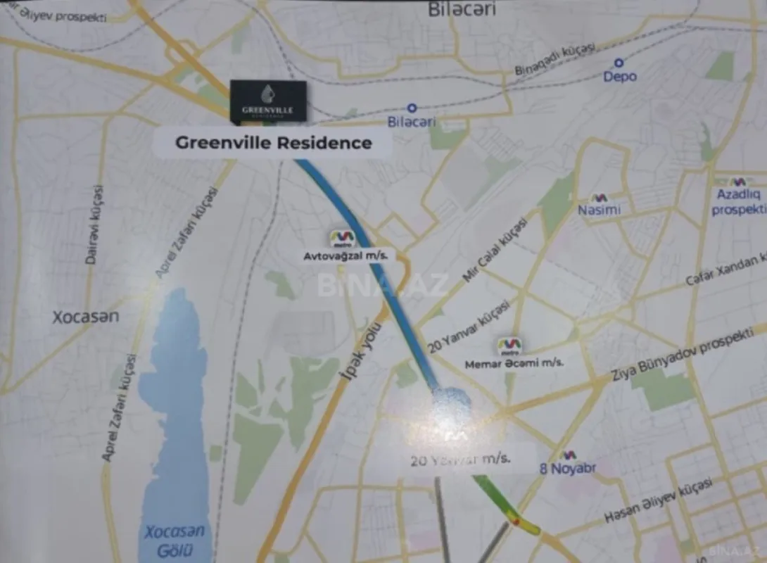 Satılır 3 otaqlı mənzil 110 m²