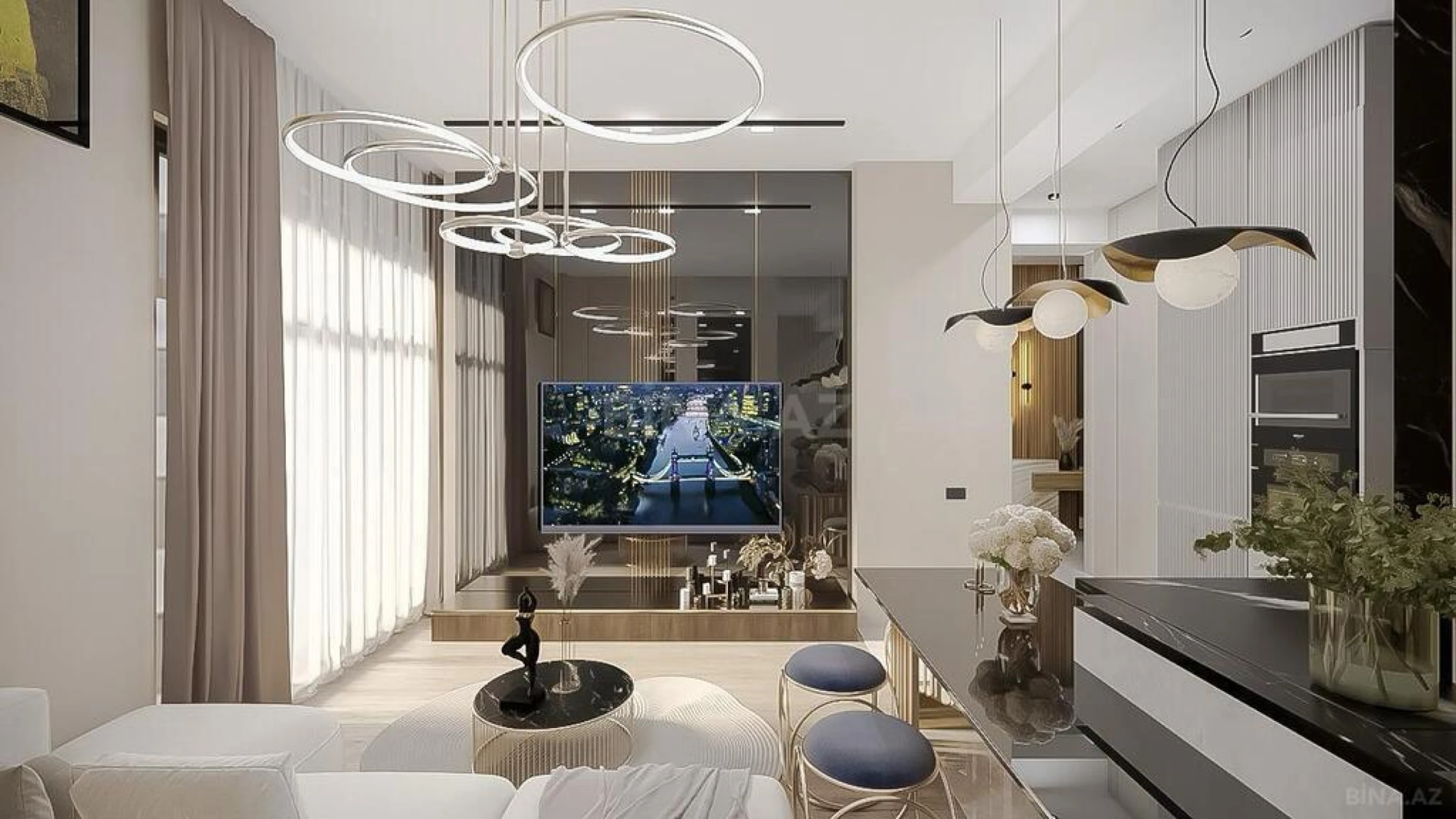 Satılır 3 otaqlı mənzil 80 m²