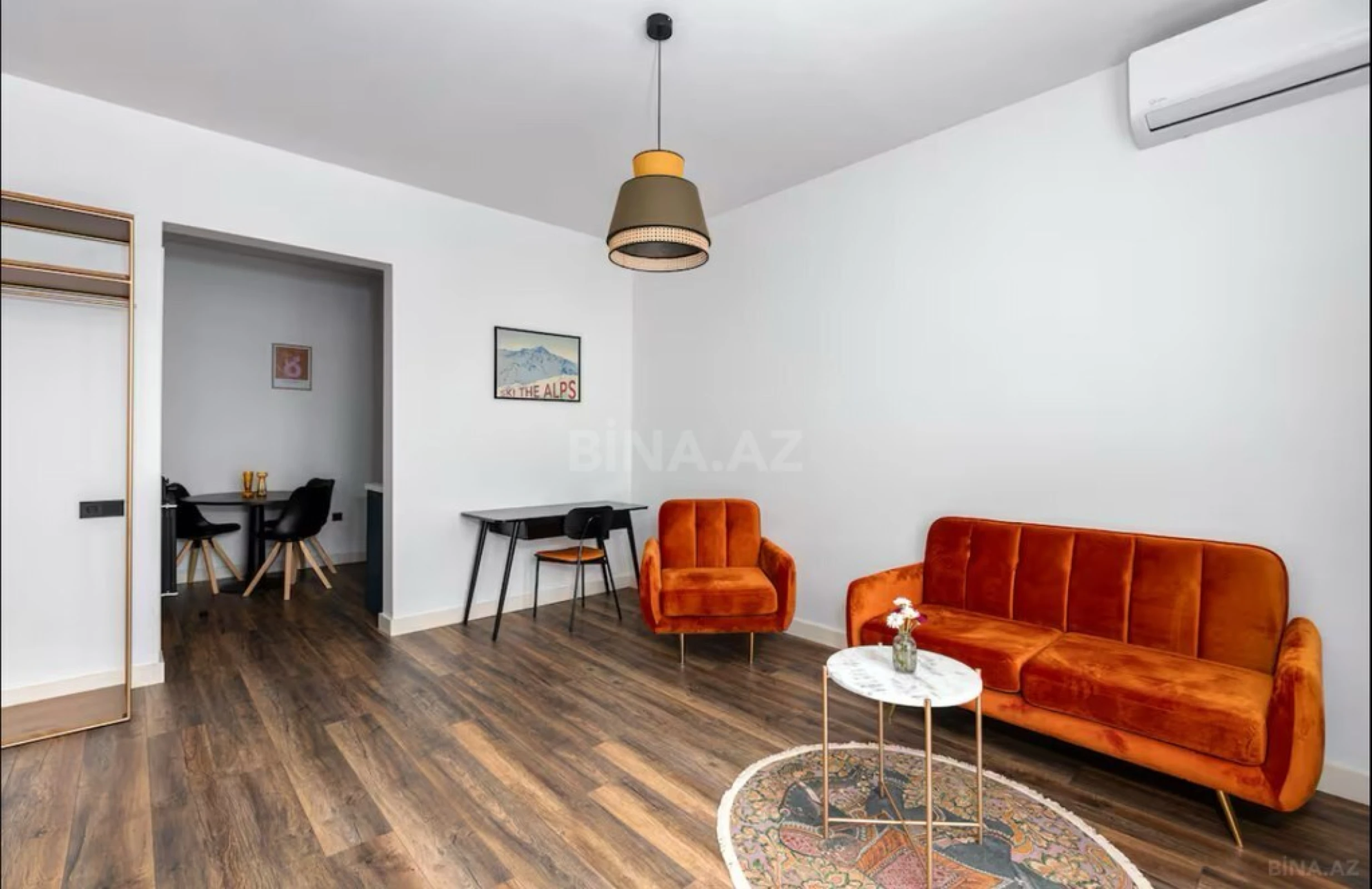 Kirayə verilir 1 otaqlı mənzil 45 m²