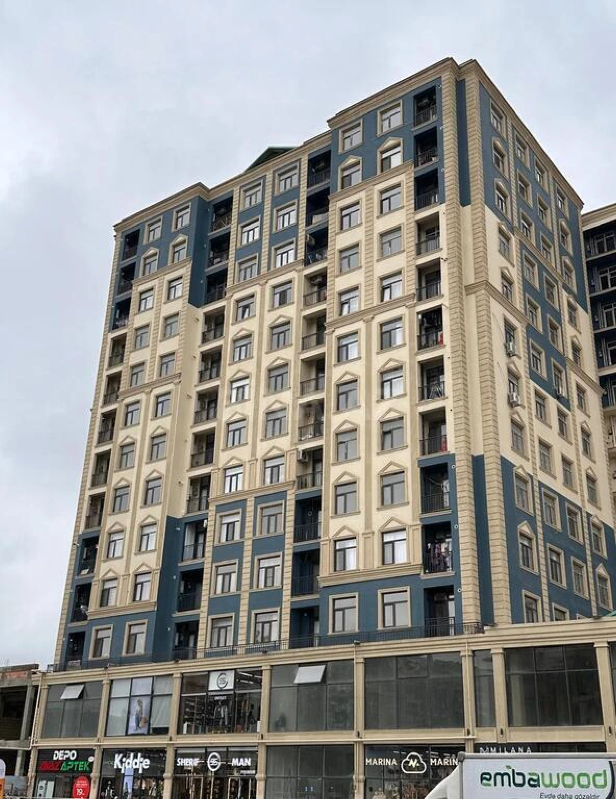 Satılır 2 otaqlı mənzil 56.3 m²
