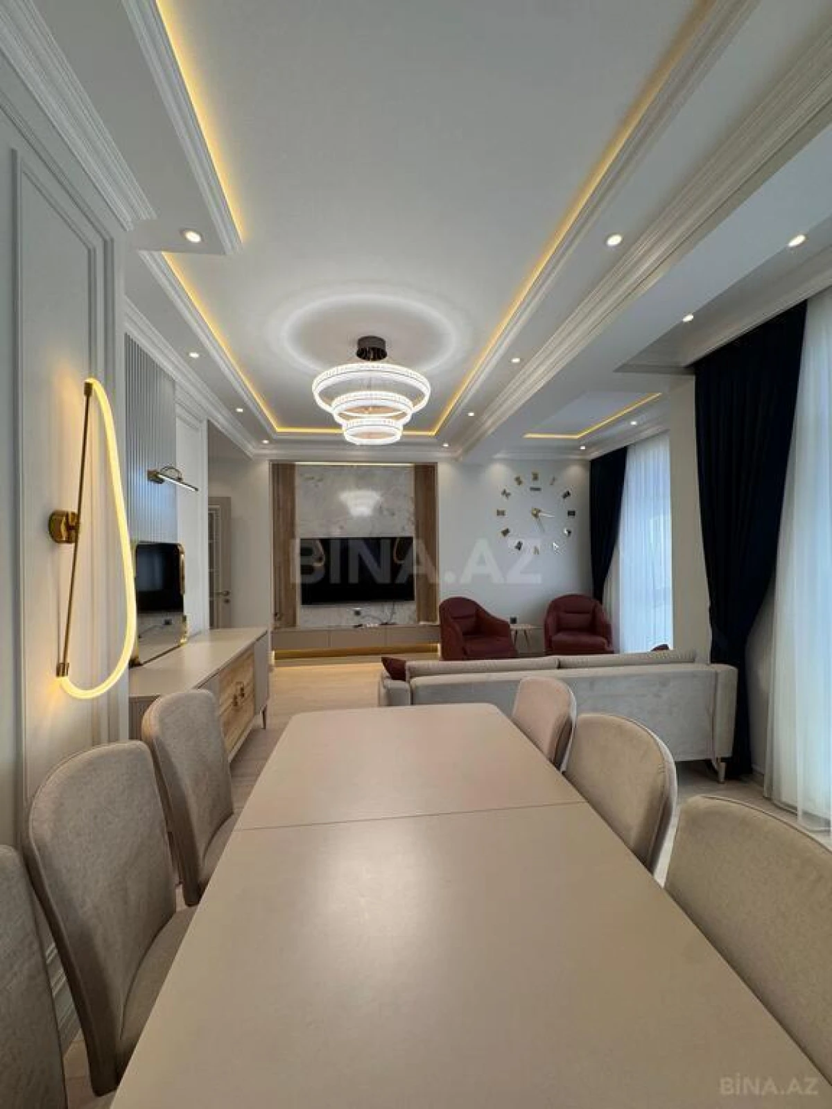 Satılır 3 otaqlı mənzil 124 m²