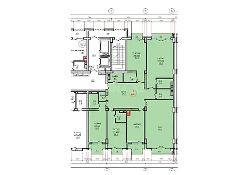 Satılır 5 otaqlı mənzil 267 m²