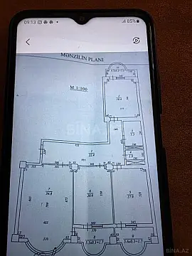 Satılır 4 otaqlı mənzil 140 m²