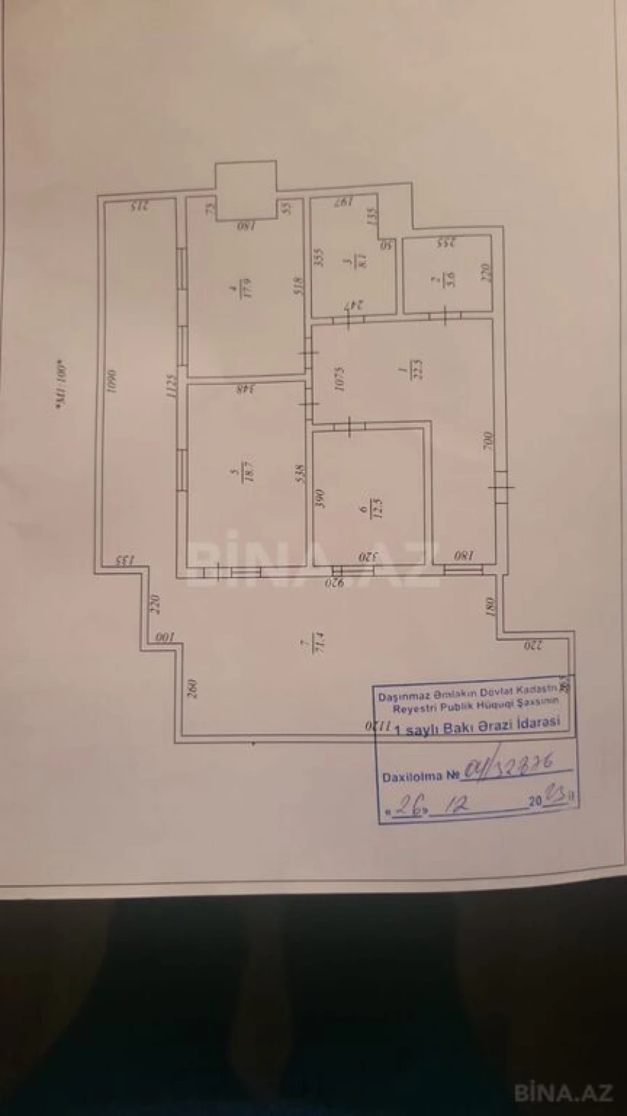 Satılır 3 otaqlı mənzil 155 m²