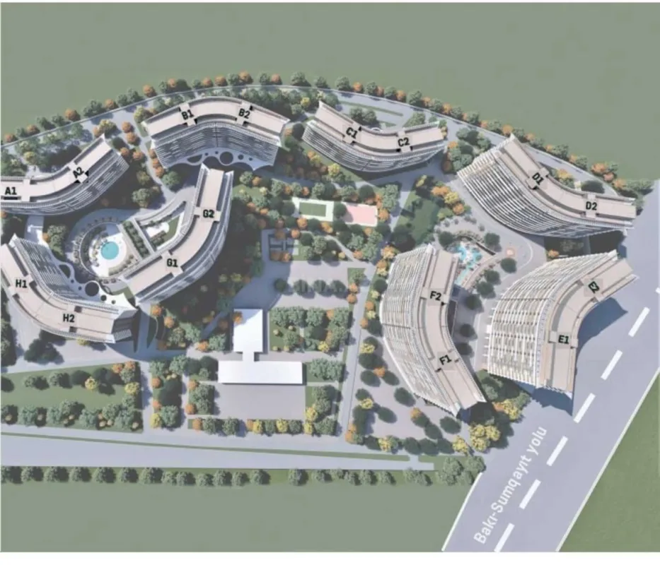 Satılır 3 otaqlı mənzil 146 m²