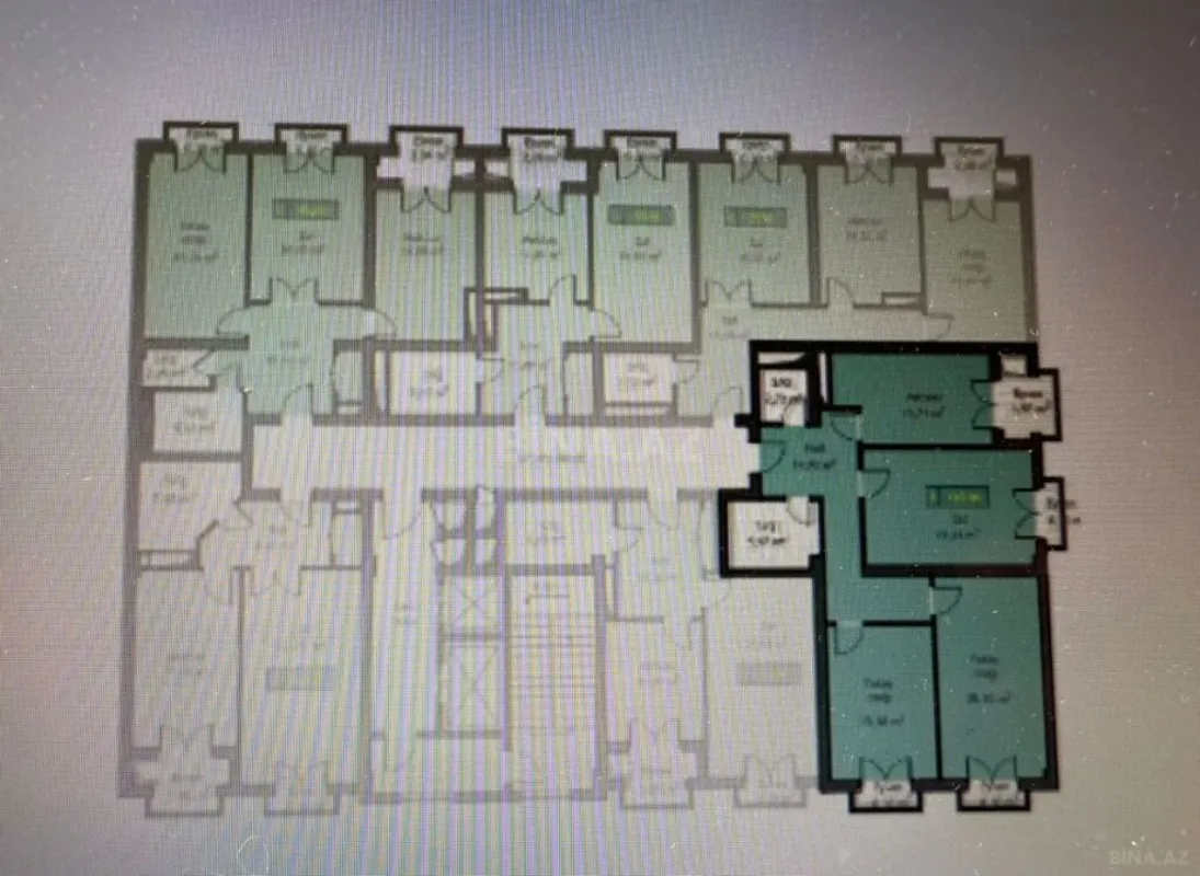 Satılır 3 otaqlı mənzil 110.9 m²