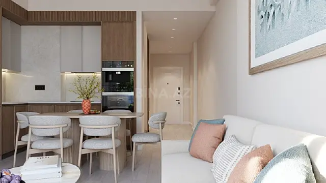 Satılır 1 otaqlı mənzil 34.7 m²