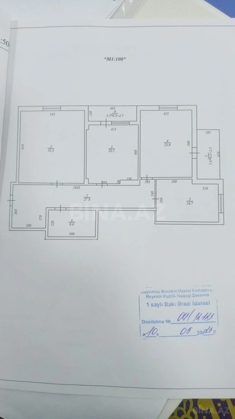 Satılır 3 otaqlı mənzil 146 m²