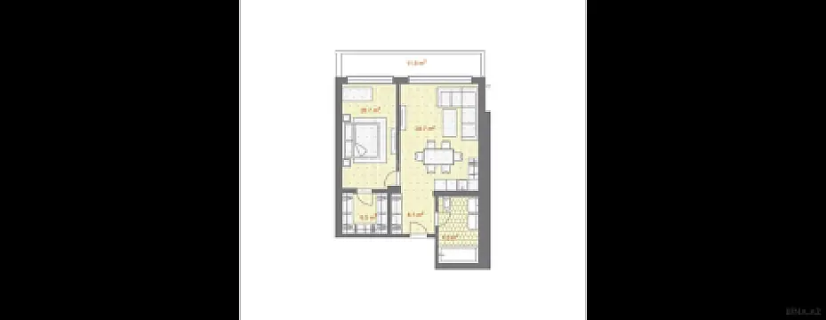 Satılır 2 otaqlı mənzil 101.4 m²