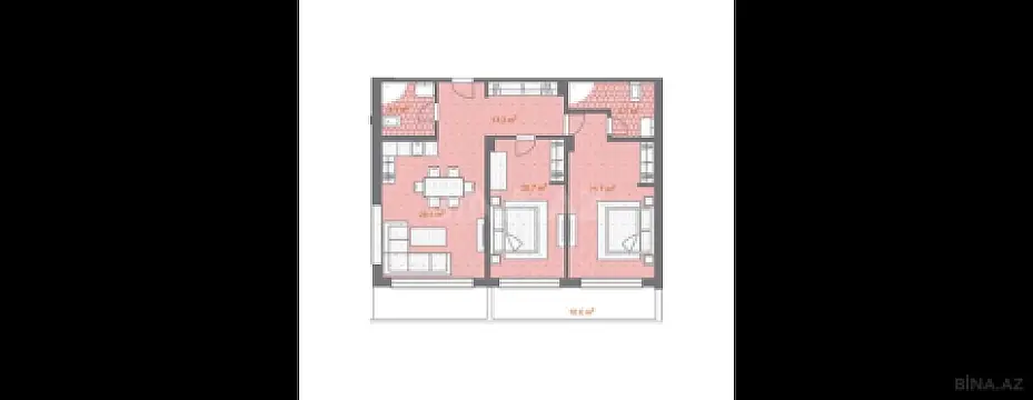 Satılır 3 otaqlı mənzil 157.8 m²