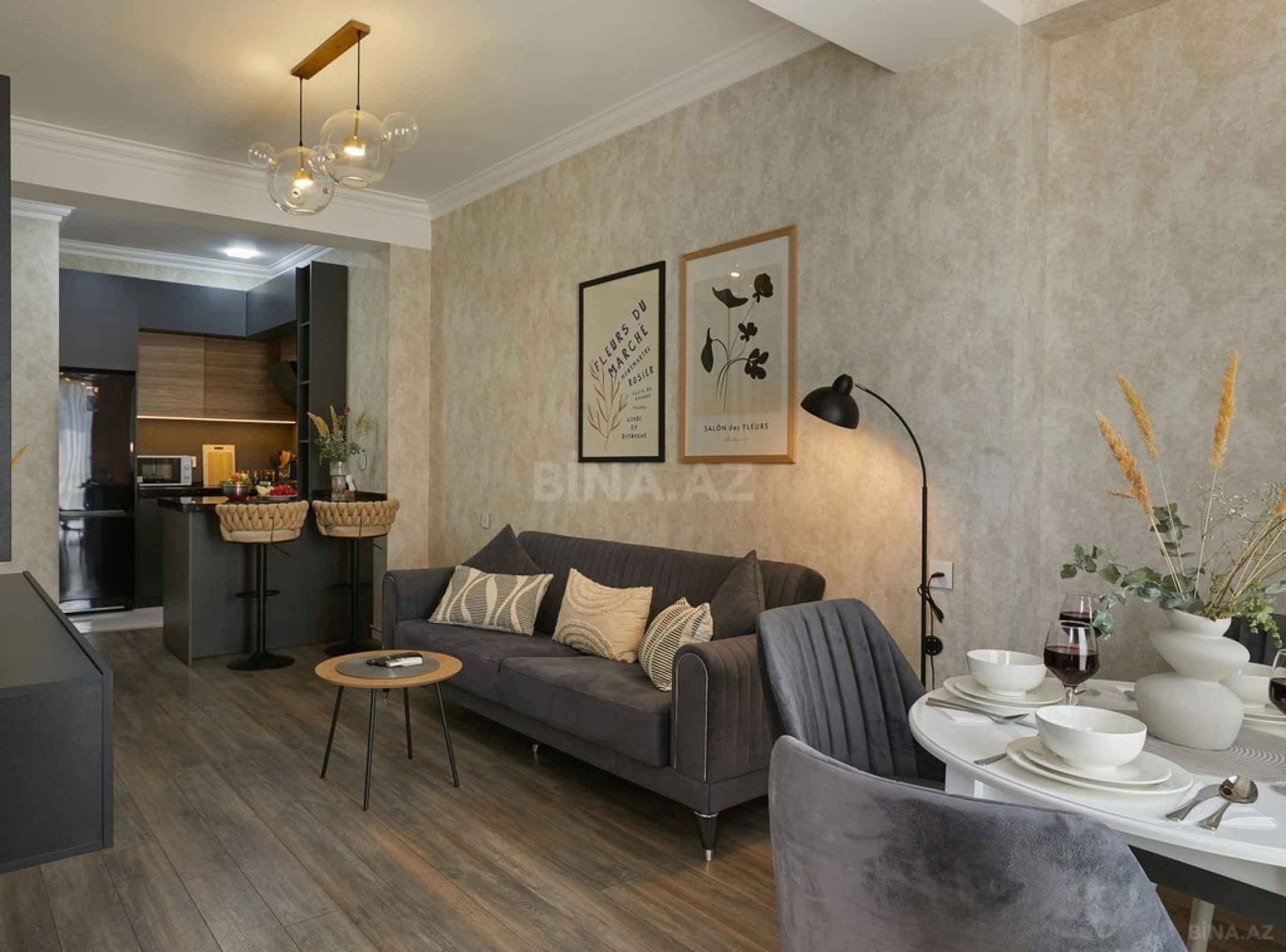 Kirayə verilir 2 otaqlı mənzil 48 m²